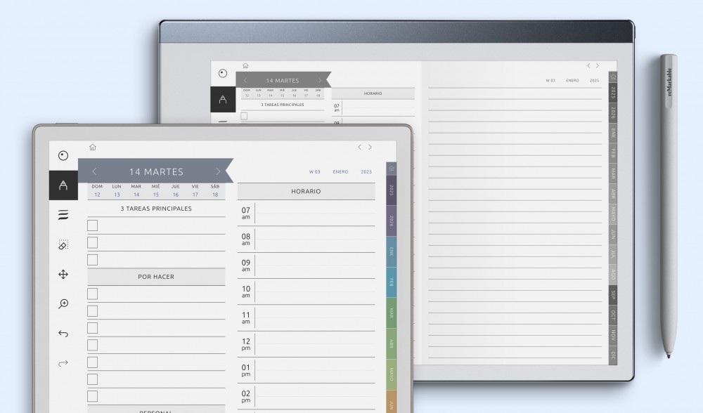 Daily Planners for reMarkable