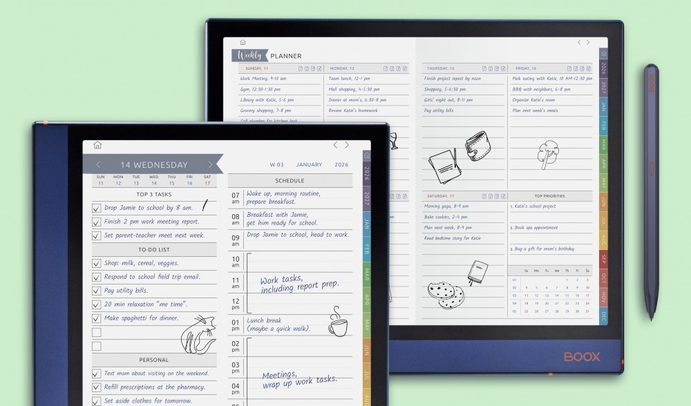 Daily Planners for BOOX Note