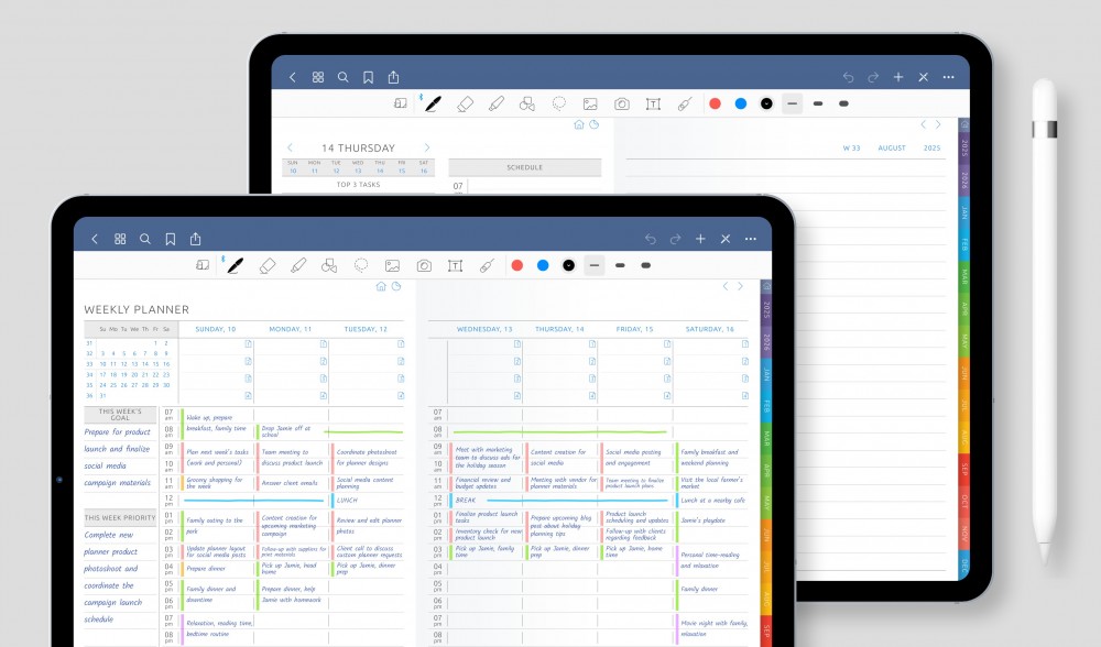 iPad Planner Templates