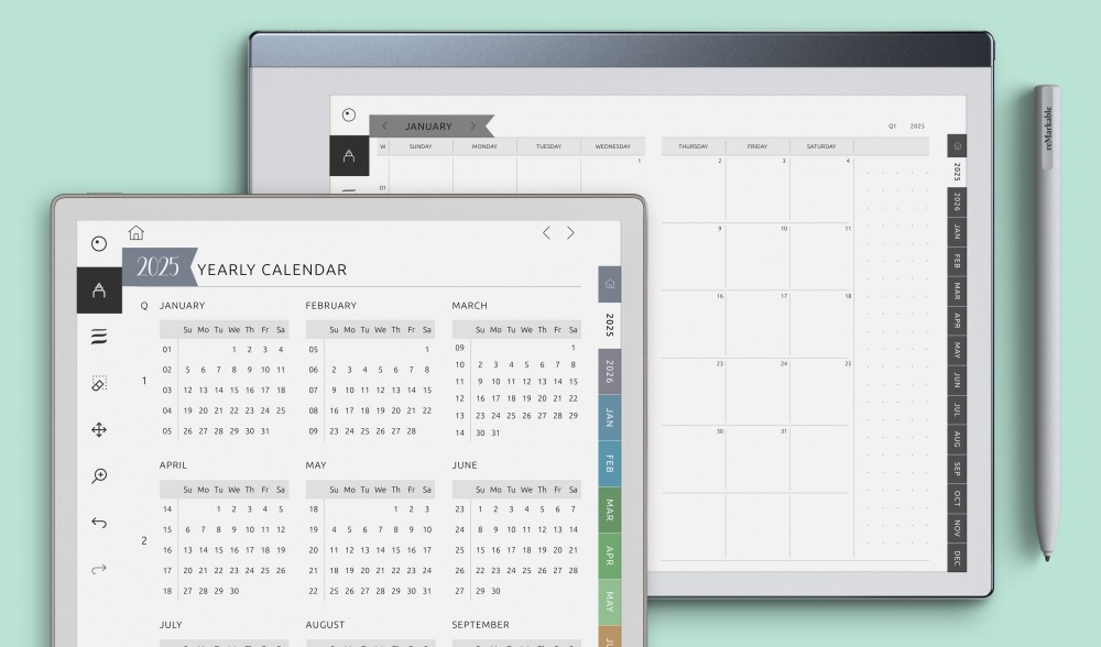 Calendars for reMarkable