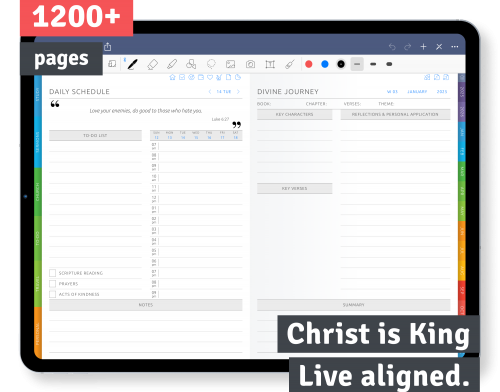 Christian Planner for iPad or Android