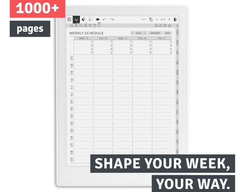 Weekly Planner for Supernote